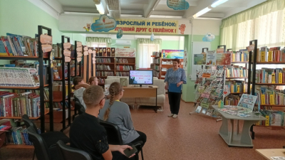 6 сентября в Упоровской детской библиотеке прошел игровой час «Родное слово, родная речь!»