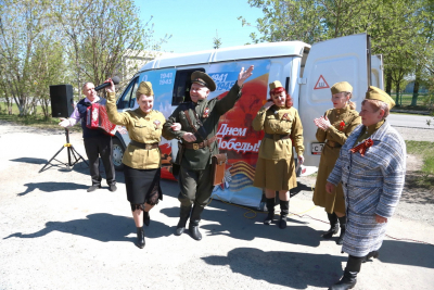 Фронтовые бригады с концертной программой «Весна Великой Победы».