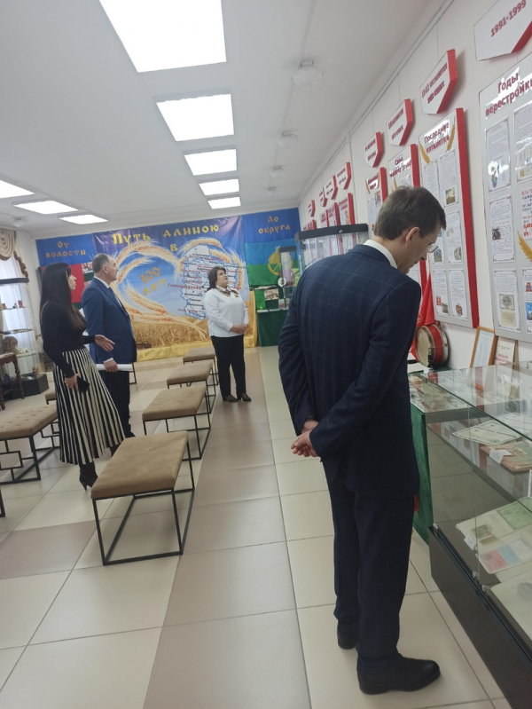Голышмановский краеведческий музей посетил   Тараканов П.В