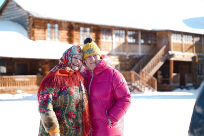 Встретили легенду спорта, лучшую лыжницу 20 века — Елену Валерьевну Вяльбе!