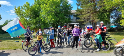 Велопробег, посвященный Дню России, прошёл в Пятковском поселении