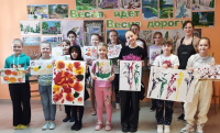 28 марта в Детской школе искусств пошли мастер  класс «Нетрадиционные техники  рисования» и выставка – презентация отделения Изобразительного искусства «Вдохновение».