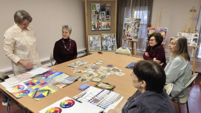 Состоялось завершающее занятие в рамках «Практикума по цвету»