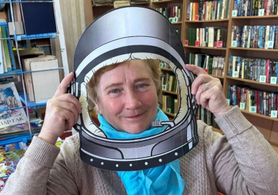 В Тугаловской библиотеке стартовала космическая неделя с «Улыбки Гагарина»