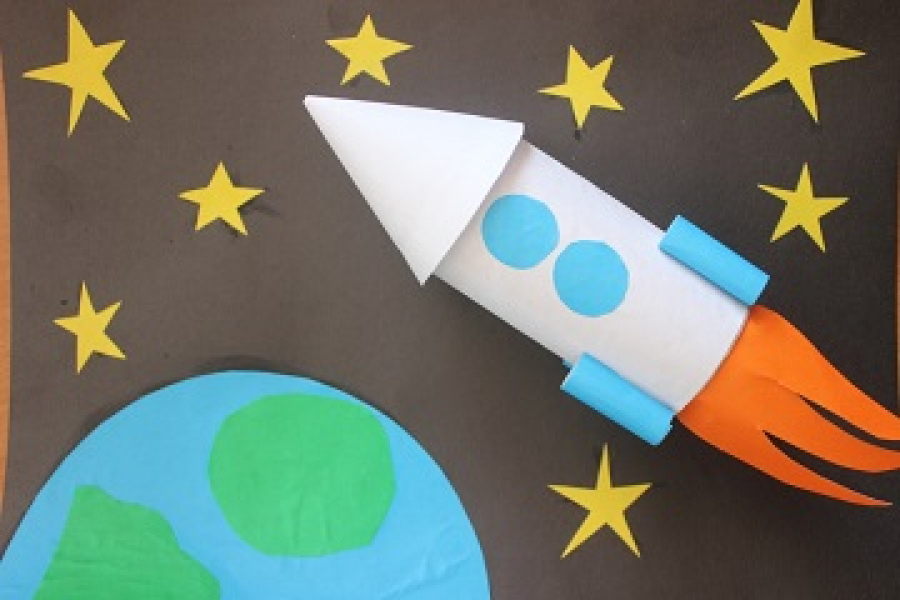 Поделки ко Дню Космонавтики. Много идей своими руками для детей детского сада и школы на 12 апреля