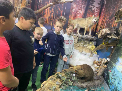 И снова гости в историко-краеведческом центре.