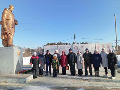 Митинг посвящённый 23 февраля