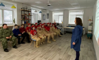 Интерактивная викторина «Служу Отечеству!» для юнармейцев Уватской школы