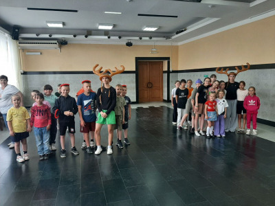 Провели игровую программу для ребят из Буньково!