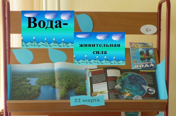 Книжная выставка-экология «Вода – живительная сила»